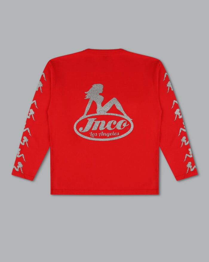 Jnco Big Rig Long Sleeve Tee Red