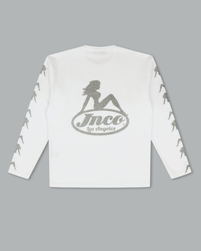 Jnco Big Rig Long Sleeve Tee White