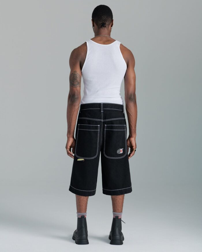 Jnco Twin Cannon Shorts Black